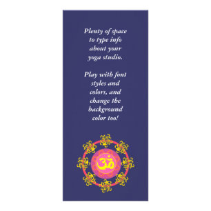 OM Symbol Rack-Karte! Werbekarte