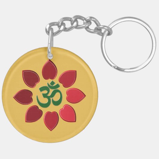 Om-Symbol Schlüsselanhänger (Rückseite komplett)