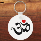 Om Symbol Schlüsselanhänger (Vorderseite)