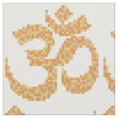 OM-Symbol Stoff (Nahaufnahme)