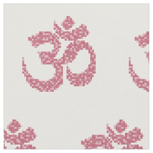 OM-Symbol Stoff (Nahaufnahme)