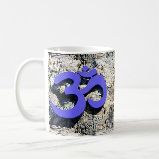 Om-Symbol-Tasse Kaffeetasse (Links)