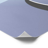 OM-Symbol und Strahlen - Poster (Ecke)