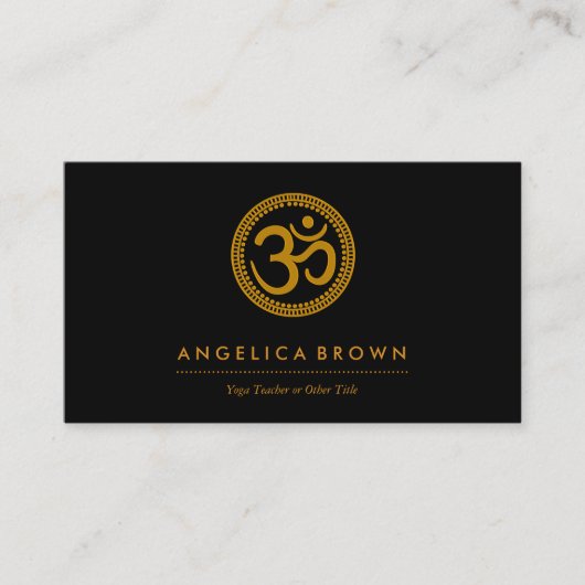 OM-Symbol-Visitenkarte Visitenkarte (Vorderseite)