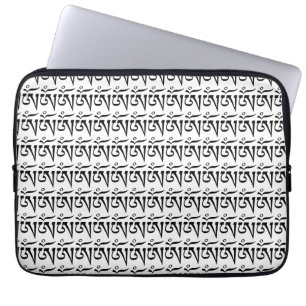 Om-Symbole im tibetischen Stil Laptopschutzhülle