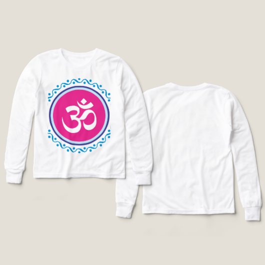 Om T - Shirt (Design Vorderseite & Rückseite)