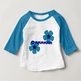Om und Blume - Baby-Yoga-Kleidung Baby T-shirt