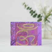 Om Universell Healing Sign - Silver Screen V5 Postkarte (Stehend Vorderseite)