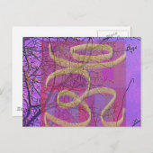 Om Universell Healing Sign - Silver Screen V5 Postkarte (Vorne/Hinten)