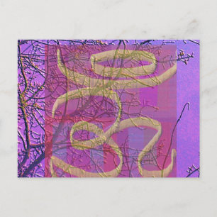 Om Universell Healing Sign - Silver Screen V5 Postkarte