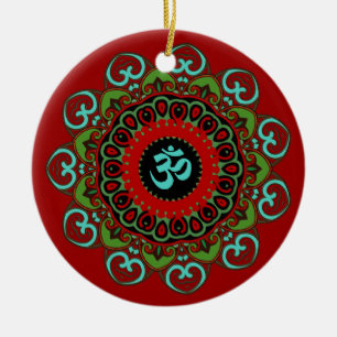 OM von Chaos verzieren Keramikornament