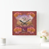 OM - Wall-Uhr Quadratische Wanduhr (Zuhause)