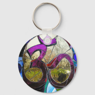 Om Wheel Keychain Schlüsselanhänger