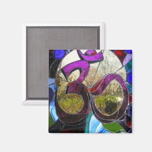 Om Wheel Magnet (Vorderseite/Rückseite)