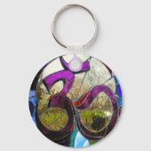 Om Wheel Schlüsselanhänger (Vorderseite)