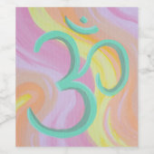 Om Wine Label Weinetikett (Einzelnes Label)