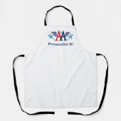 OM Wings mit Flugzeug Logo-Schürze Schürze (Vorderseite)