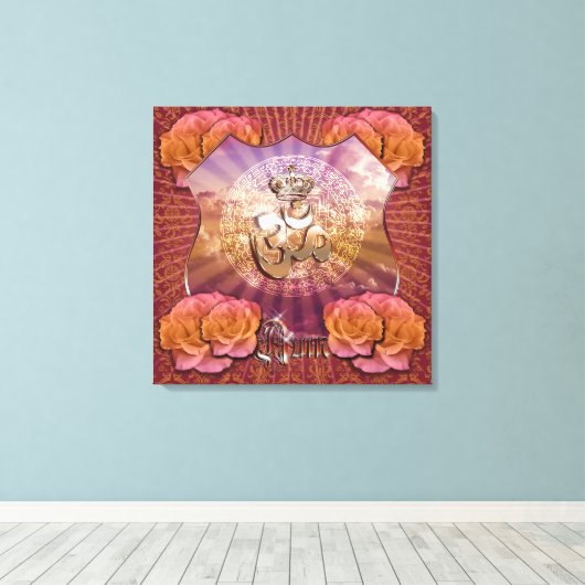 OM - Wrapped Canvas Leinwanddruck (Insitu (Holzboden))