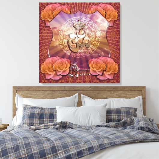 OM - Wrapped Canvas Leinwanddruck (Insitu (Schlafzimmer))