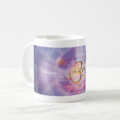 OM Yantra Kaffeetasse (Vorderseite Links)
