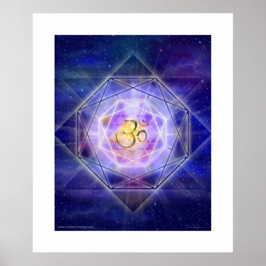 Om Yantra Poster (Vorne)