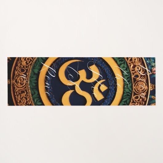 OM Yoga Mat Yogamatte (Rückseite (Horizontal))