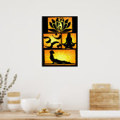 Om Yoga Medical Poster (Küche)