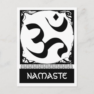 Om Yoga Postcard Postkarte