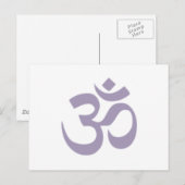 Om - Yoga Postkarte (Vorne/Hinten)