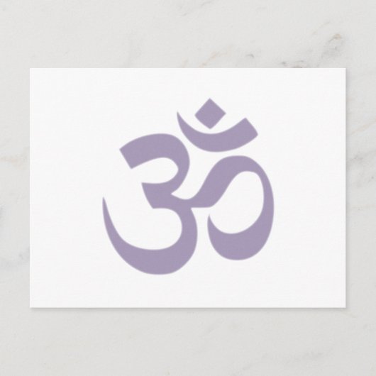 Om - Yoga Postkarte (Vorderseite)