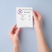 Om Yoga Preisliste A5 Flyer (Gruppe)