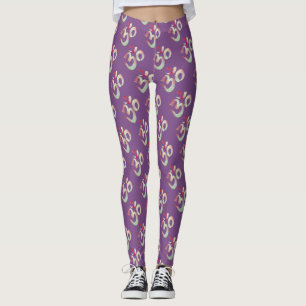 Om-Zeichen, Meditation angepasste Leggings