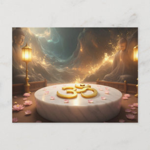 OM - ZEN BUDDHISM POSTKARTE