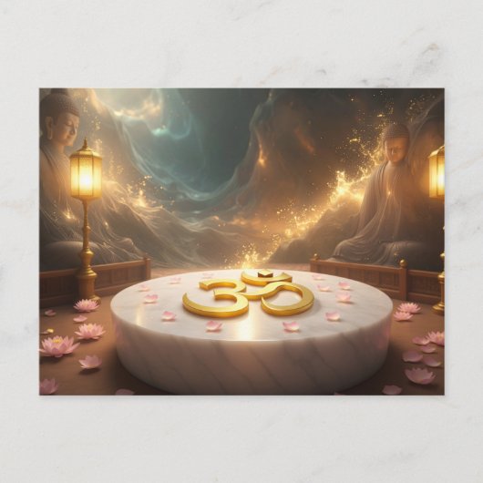 OM - ZEN BUDDHISM POSTKARTE (Vorderseite)