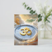 OM - ZEN BUDDHISMUS POSTKARTE (Stehend Vorderseite)