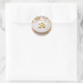 OM - ZEN-BUDDHISMUS RUNDER AUFKLEBER (Tasche)