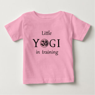 Om zen niedlich Yogi Yogi Baby Tutu Bodysuit Pink T-shirt