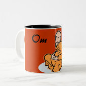OM ZWEIFARBIGE TASSE (Vorderseite Links)