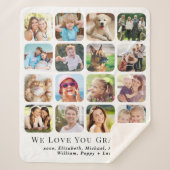 Oma 16 FotoCollage Sherpadecke (Vorderseite)