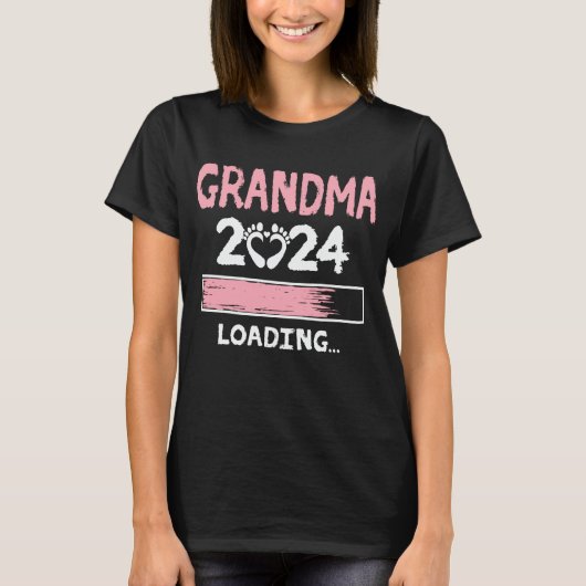 Oma 2024 Lading Funny New Oma to be T-Shirt (Vorderseite)