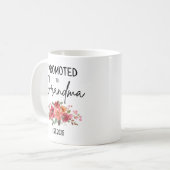 Oma 2025 für Großeltern befördert Kaffeetasse (Vorderseite Links)