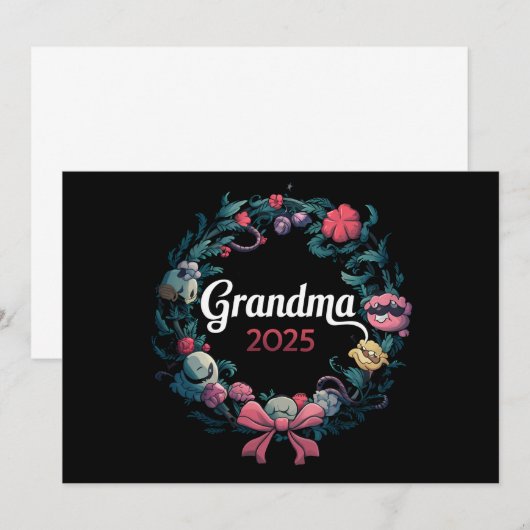 Oma 2025 für neues Großmutter-Geschenk Ankündigung (Vorne/Hinten)