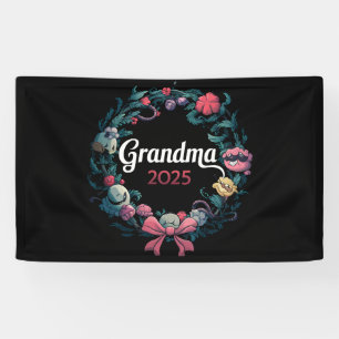 Oma 2025 für neues Großmutter-Geschenk Banner