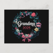 Oma 2025 für neues Großmutter-Geschenk Postkarte (Vorderseite)