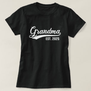 Oma 2025 für Oma Est 2025 befördert T-Shirt