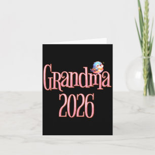 Oma 2026 Süßer Vogel Neue Oma Schwangerschaft Enth Karte