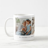 Oma 3 Foto-Collage Benutzerdefiniertes Zitat Kaffeetasse (Links)