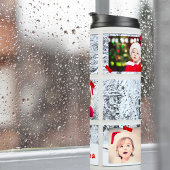 Oma 5 Fotovorlage Schnee Weihnachten Thermosbecher
