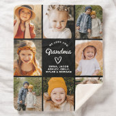 Oma 8-Foto Collage Text Geschenk Personalisiert Sherpadecke