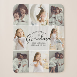 Oma 8-Foto Individueller Text Personalisiertes Ges Sherpadecke